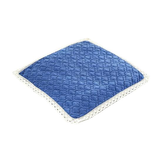 Coussinets de Chaise Antidérapants Coussin Peluche avec Liens, Coussin d'Assise Bordure en Dentelle, Tapis Confortables pour Sièges de Salle à Manger 16 x Pouces Lavable Bureau Épais Doux Tabourets de Cuisine