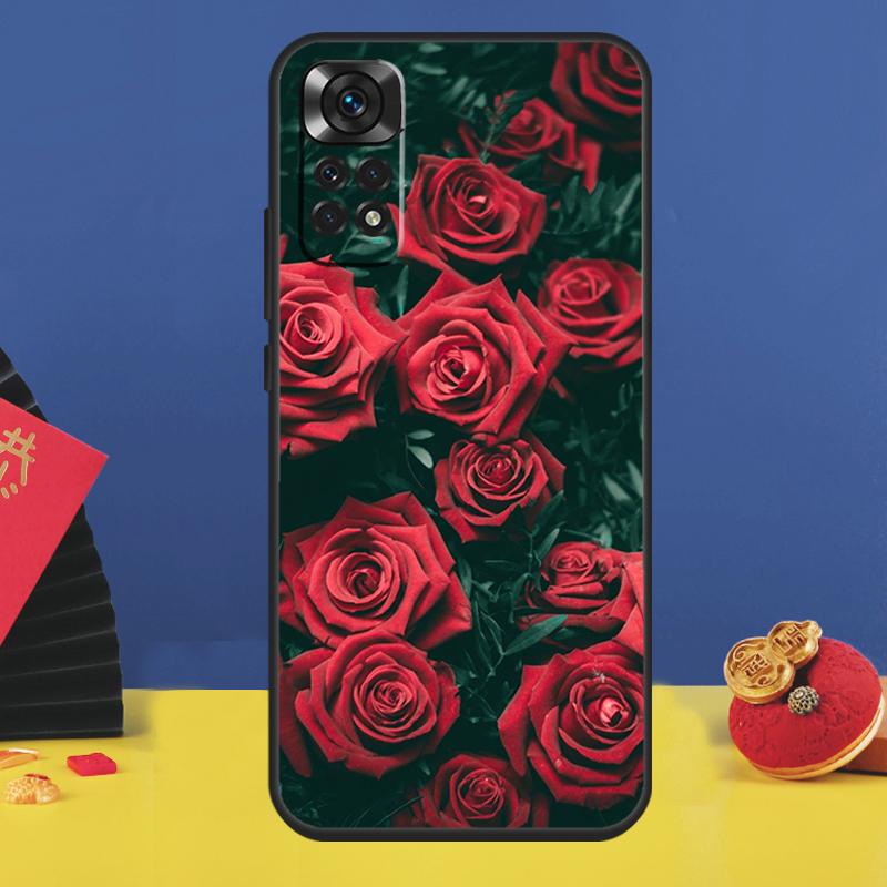 

Red Rose Phone Case For Xiaomi Redmi Note 14 Pro 12 11 9 10 13 15 Pro Plus 10C 12C 13C 14C 15C Cover Redmi Note 13 4G