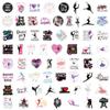 60 New Dance Graffiti Stickers Decorate Suitcase Refrigerator Water Cup Waterproof Stickers