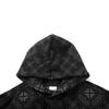 Li Ning Sweatshirts Unisex Black All Over Print Hooded Moderate AWDV829-2