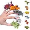 5/10PCS Finger-biting Dinosaurs Movable Joints Size Simulation Dinosaur Model Toys Children Educational Toys Children Christmas