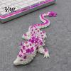 Mythical Creature Desk Decoration Cherry Blossom Dragon Figurine with Movable Joints, 3D Printed Fidget Toy Flower Toy, Articulated Model Decor Animal