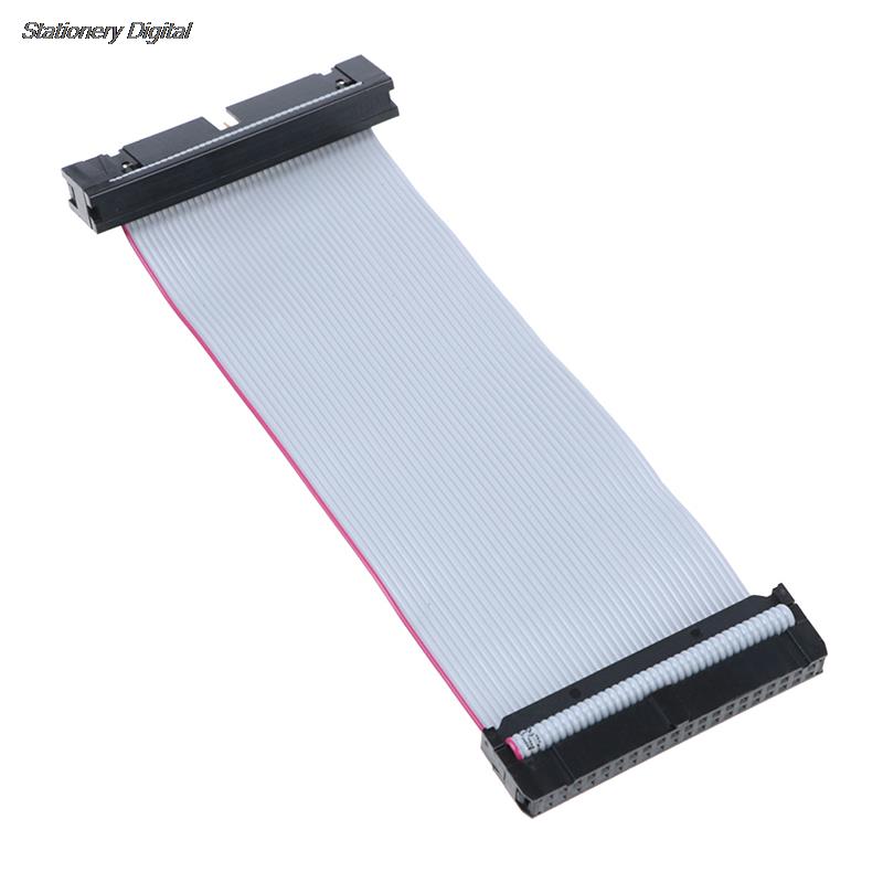 New! 1pc IDE 40 Pin Male to female pata hard drive hdd extension flat ribbon cable 5 inch 13cm