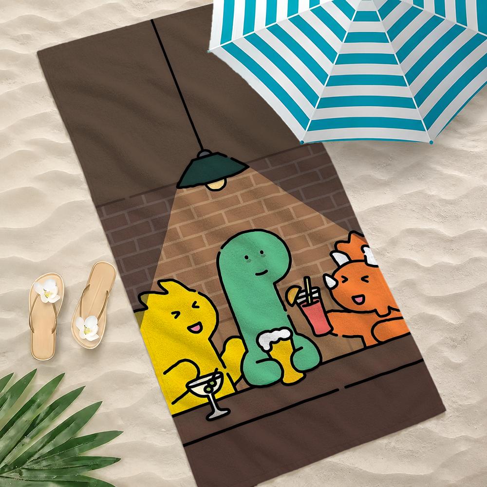 Character JOGUMAN Towel Microfiber Beach Towel Quick Dry Absorbent Soft for Swimming Yoga Resort Travel Camping