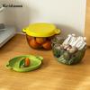 Useful Food Grade PET Vegetable Washing Basket Colander Fruit Kitchen Accessories