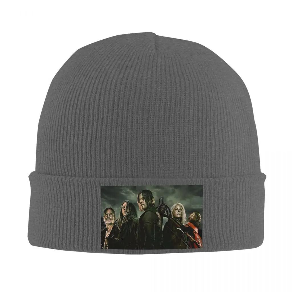 The Walking Dead Gaming Games Warm Knitted Cap Winter Knit Bonnet Hat Skullies Beanies Hip Hop Caps for Unisex