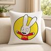 Cartoon Ssimon Rabbit Cushion Cover Shortplush Cushion Coverbreathableskinfriendlywashableroom Sofa Decor Gift