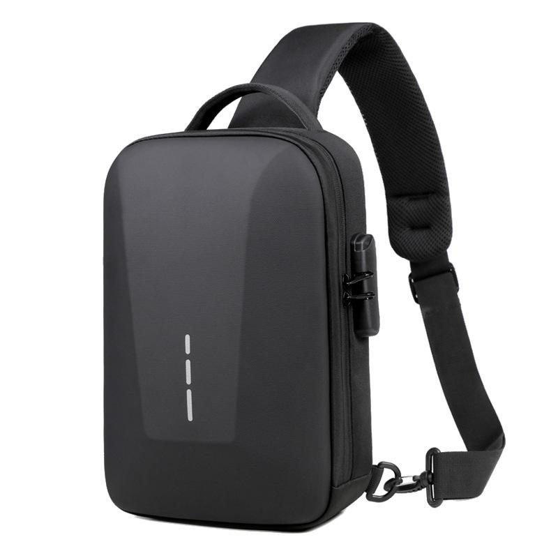 Fashionable Men's Chest Bag High-end Casual Travel Women's Crossbody Bag Trendy Commuting One-shoulder Men's Commuting Waterproof Backpack
