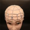 Elegante Fascia con Strass Accessorio per Capelli Moda Donna Cappello Quadrato Retrò Catena Copricapo