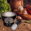 Divit Shilp Mortar and Pestle, Natural Stone Grinder for Spices, Pastes, Herbs, Seasoning etc. (Tree of Life)