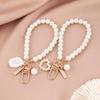 Creatieve Parel Hart Sleutelhanger Hanger - Schelp & Parel Accessoire