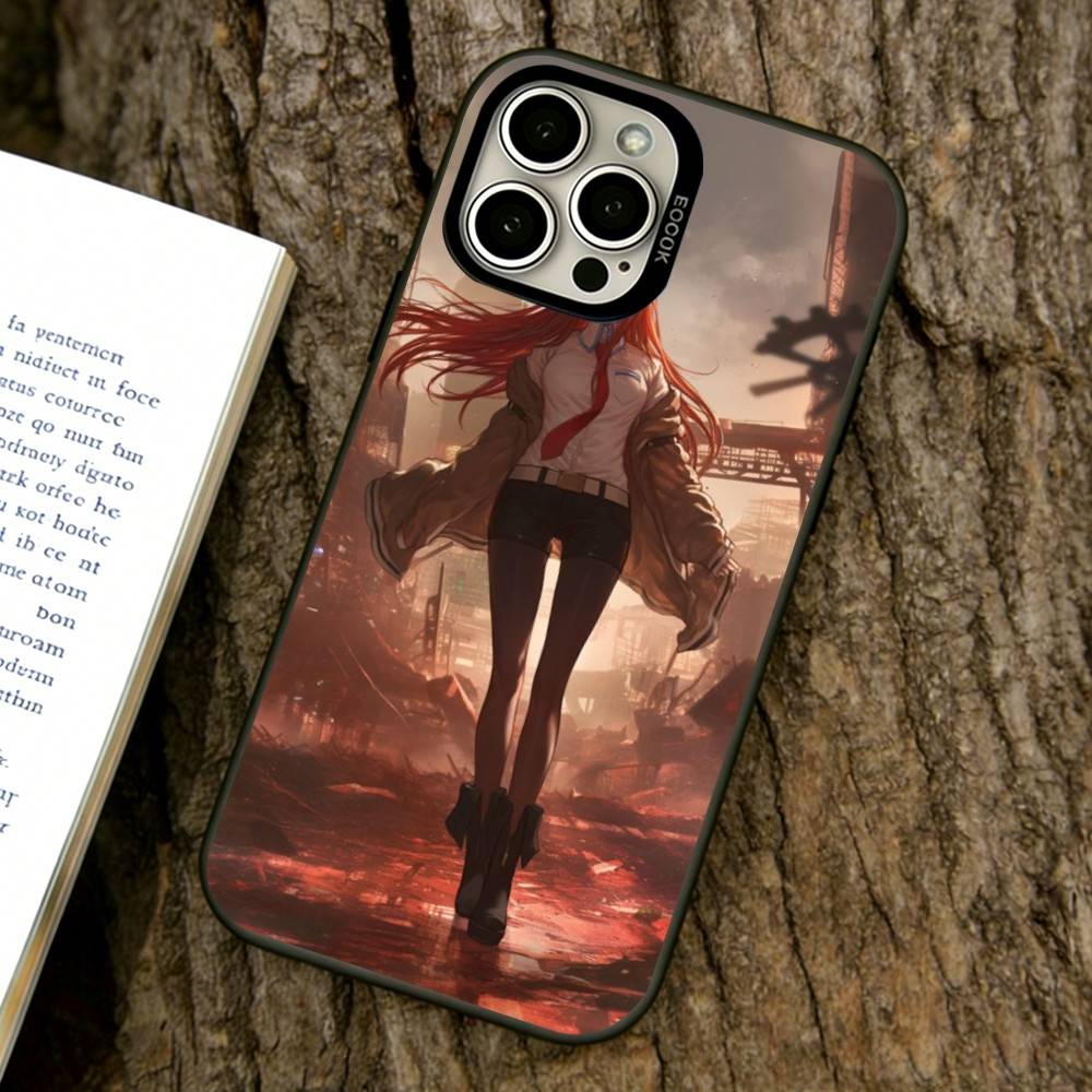 Steins Gate Phone Case For iPhone 17,16,15,14,13,12,11 Plus,Pro Max,XS,Colorful Silver Phone case Funda Cover