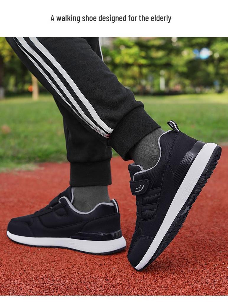 Soft Sole Non-Slip Walking Shoes for Men - Ideal for Spring & Autumn, Perfect for Middle-Aged & Elderly