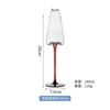 Black and red tie Burgundy wine glass wine light luxury high-end luxury red rod wine glass