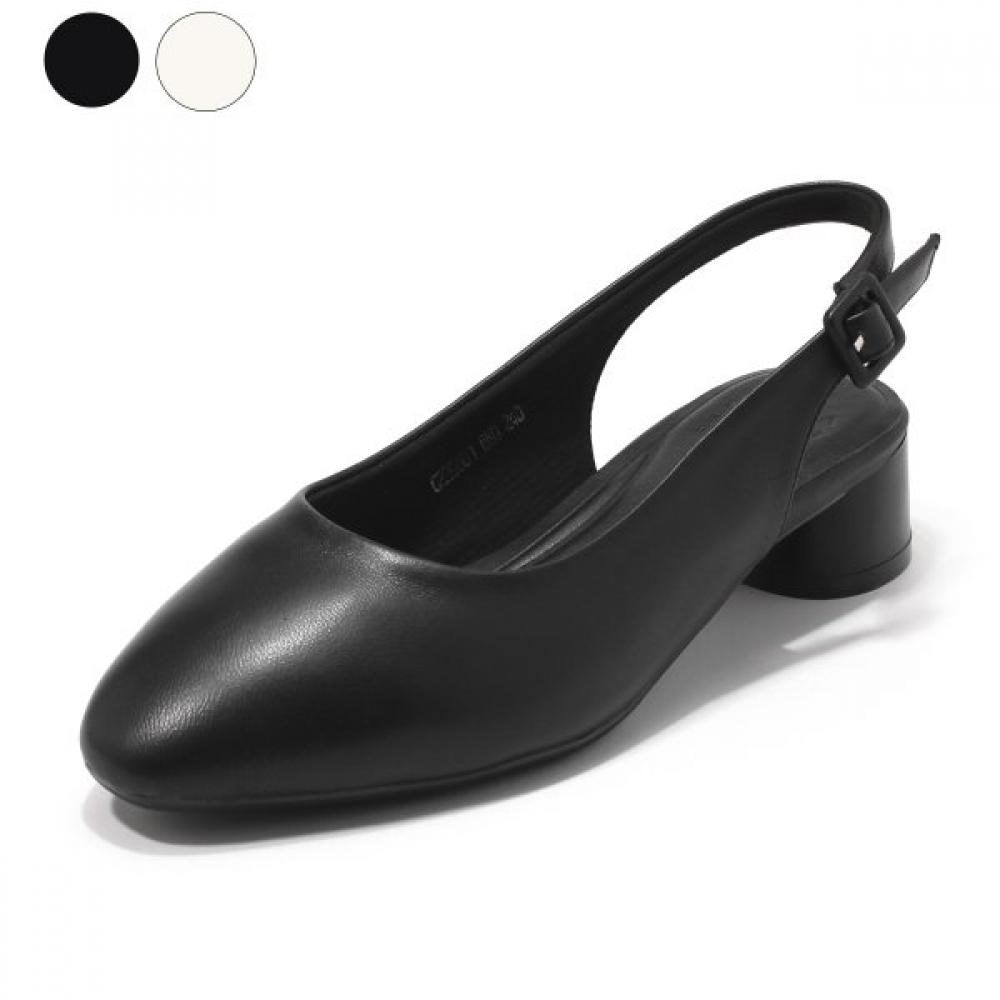 

Sera Women Slingback Ivory Black C22g601 Ivory/225