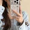 High-End Grey & White Star Chain Case for iPhone 17/16 Pro Max/15 Pro