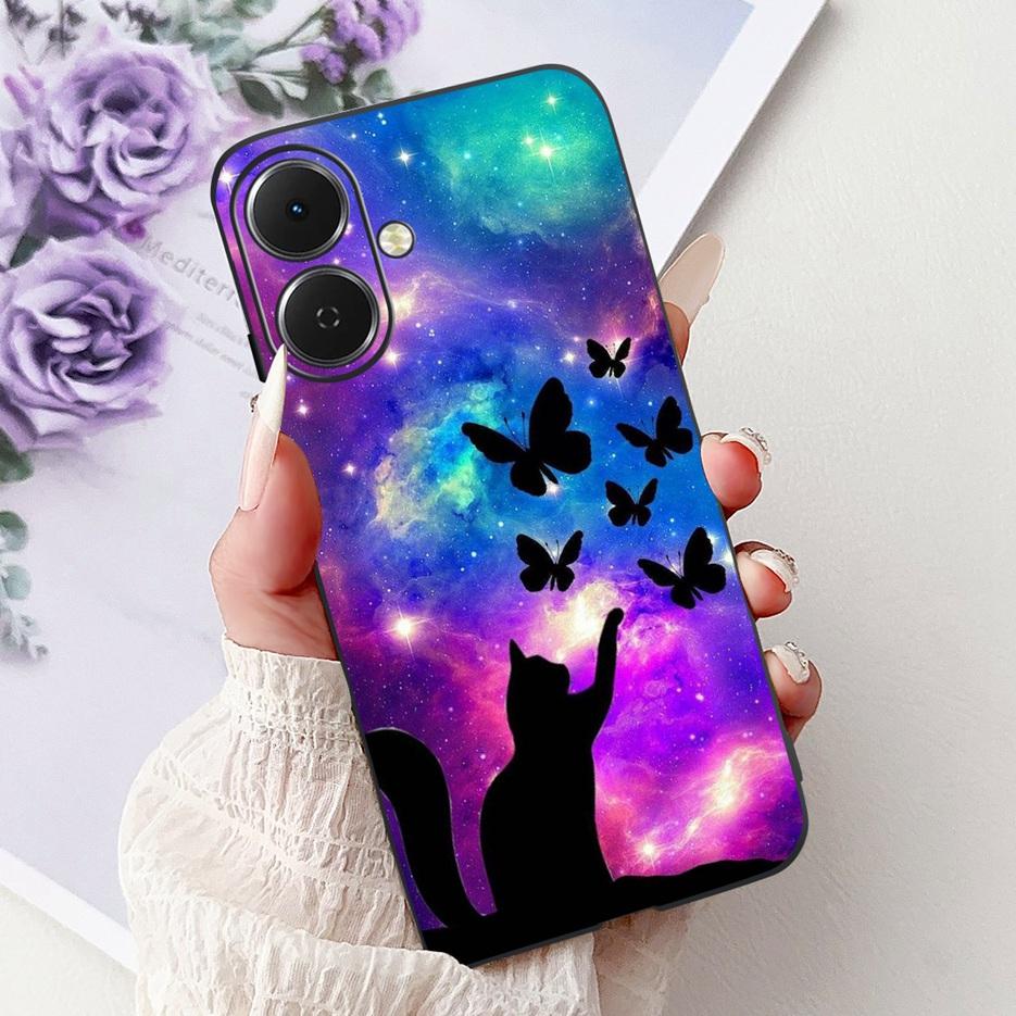 For Tecno Spark GO 2 Case LJ7 Popular Painted Cover 6.67'' Soft Silicone Phone Case For Tecno Spark Go2 SparkGo2 Back Cover Bags