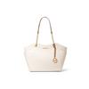 MK Jet Set Chain Monogram Large Logo PVC Tote Bag Women Tote Vanilla-White 35F8GTVE7B-VANILLA