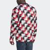Adidas Manchester United Pre-Match Warm Top Soft Comfortable Long Sleeve T-Shirt Men Tops True-Red H56683
