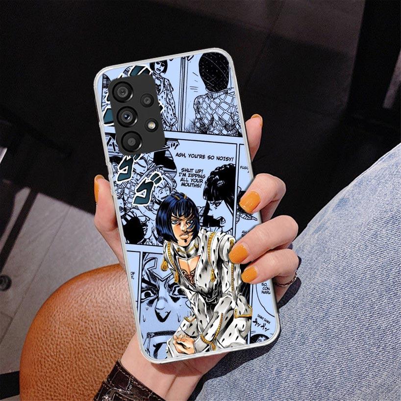 JoJo Bizarre Adventures Anime Phone Case For Samsung Galaxy A17 A16 A15 A14 A13 A57 A56 A55 A54 A53 A37 A36 A35 A34 A33 A26 A25