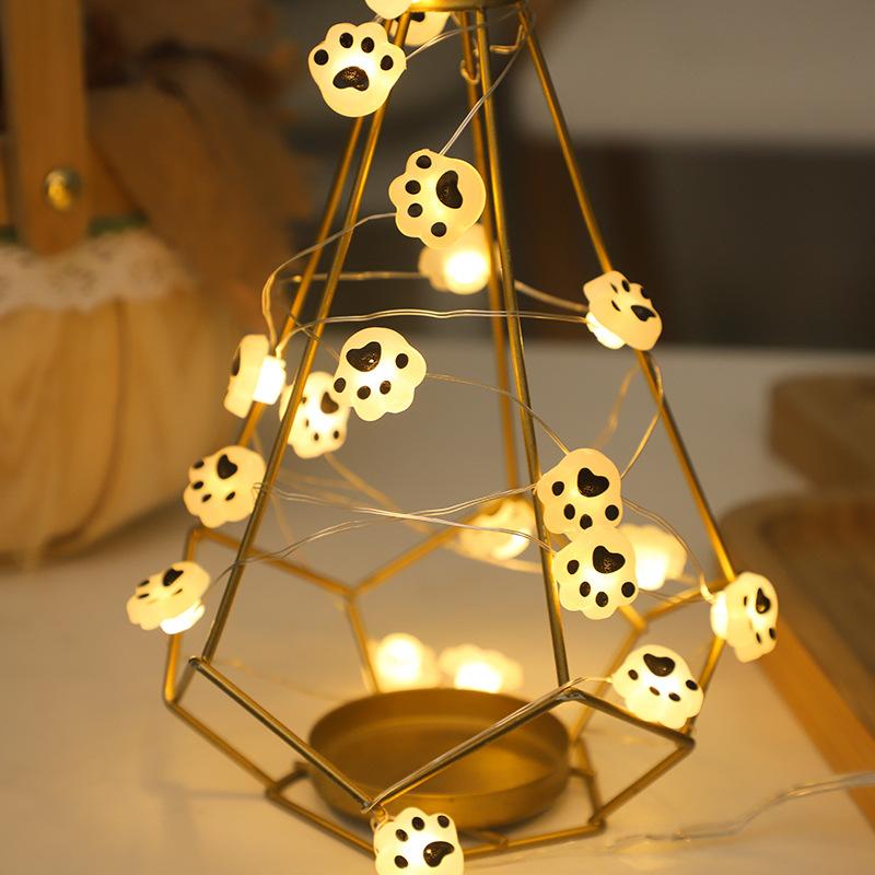 Thanksgiving Christmas Wreath LED Copper Wire Light String 1 Meter