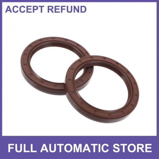 Сальник Уплотнительное кольцо Сальник вращающегося вала Резина FKM 65x85x10мм 2 шт.