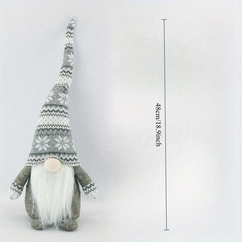 

1Pc Nordic-Style Faceless Doll Christmas Ornament for Holiday Parties, Living Room Windows, Glass Doors