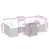 VidaXL Garden Lounge Set with Cushions 8 Pcs, Patio Sofas, Patio Furniture Set, Outdoor Furniture, Beige 3272990