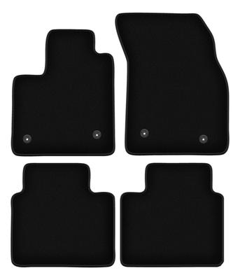 BASIC Black Velour Floor Mats For: Ford Focus MK4 Hatchback, Sedan, Station Wagon, Turnier, Turnier Active (2018-)
