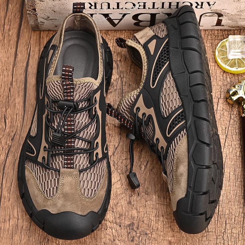 Fashion Summer Mesh Lightweight Sneakers Breathable Mens Sports Shoes Outdoor Male Treking Footwear Leisure Walk Trainers Casual Shoes