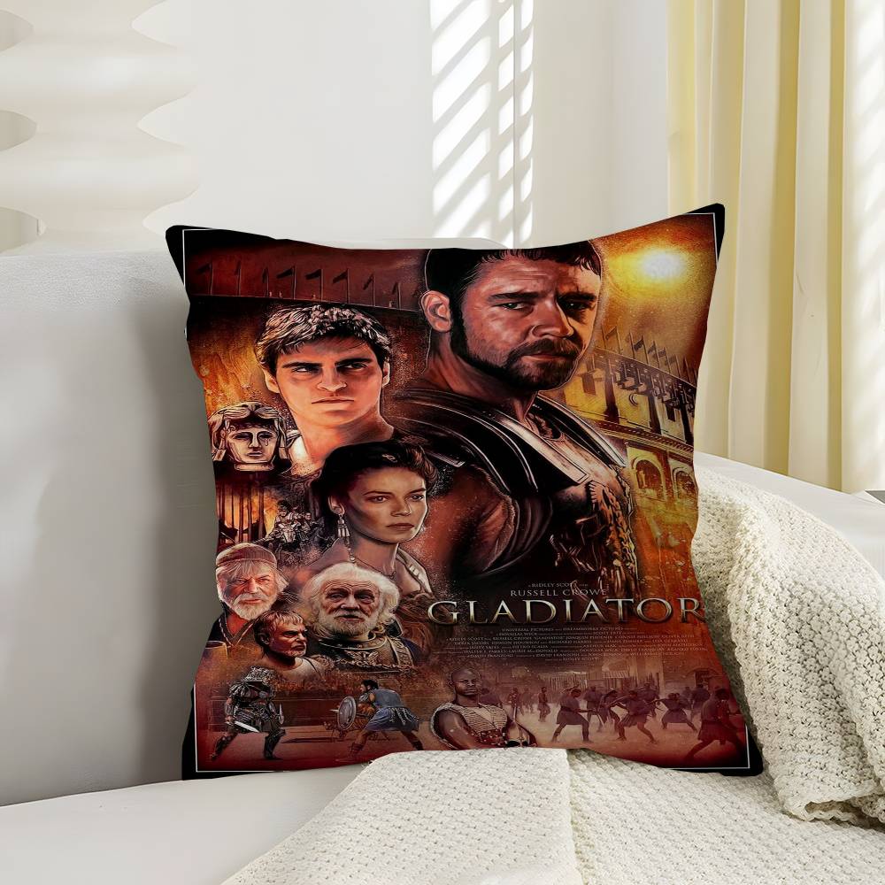 Gladiator Classic Movie Personalized Pillow Dust Cover Bedroom Kids Party Decoration Pillowcase Birthday Children Gift