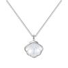 925 Sterling Silver Sweet Shell Clavicle Chain Necklace for Women Pendant Necklace Jewelry Gifts