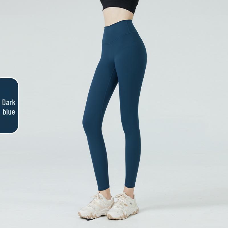 

Sporty High-Waist Nude Yoga Pants – Seamless, Hip-Lifting Fitness Wear S – Up to 95 lbs