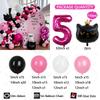 132pcs Black Cat Crown Foil Balloons Arch Kit Happy Birthday Party Decorations 32inch Digit Kids Girl Boy 1-9 Years Old Supplies