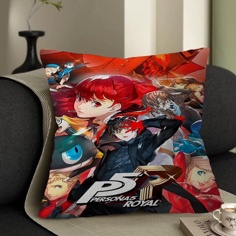 Persona 5 Gaming Pillow Cover Sofa Cushion Cover Home Room Decoration Children Gift