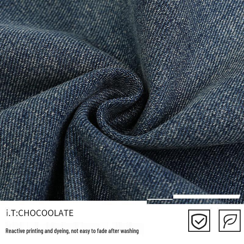 CHOCOOLATEit Men's Retro Straight-Leg Workwear Jeans