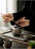 High-End Chinese Kung Fu Tea Set: Includes Teapot, Two Cups, and Tray for Two-Person Brewing