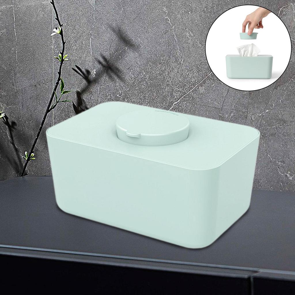 Container Facial Tissues Dispenser Portable Elegant Tissue Box Holder Napkin Case for Dresser Home