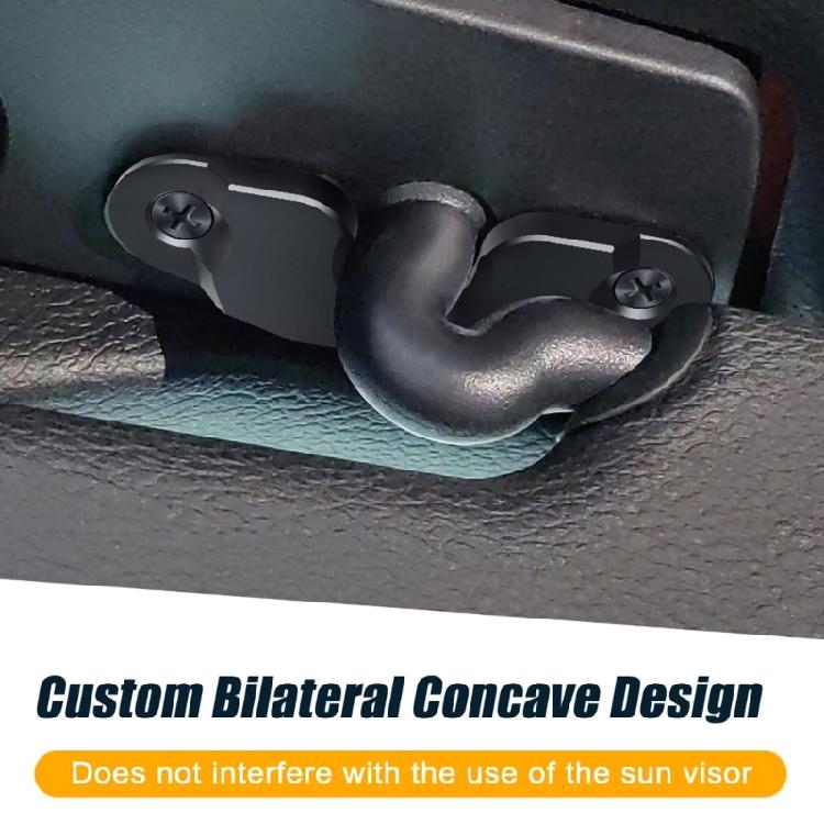 High Strength Aluminum Heavy Duty Sunvisors Fastening Clips Sunshade Fixing Kit Suitable for 018 Ensuring Secure Fit