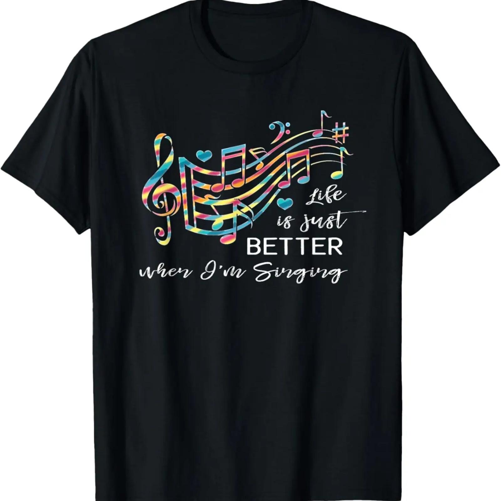 

Жизнь просто лучше, когда я пою Акапелла Квартет Подарочная Футболка XXXXXL чёрный