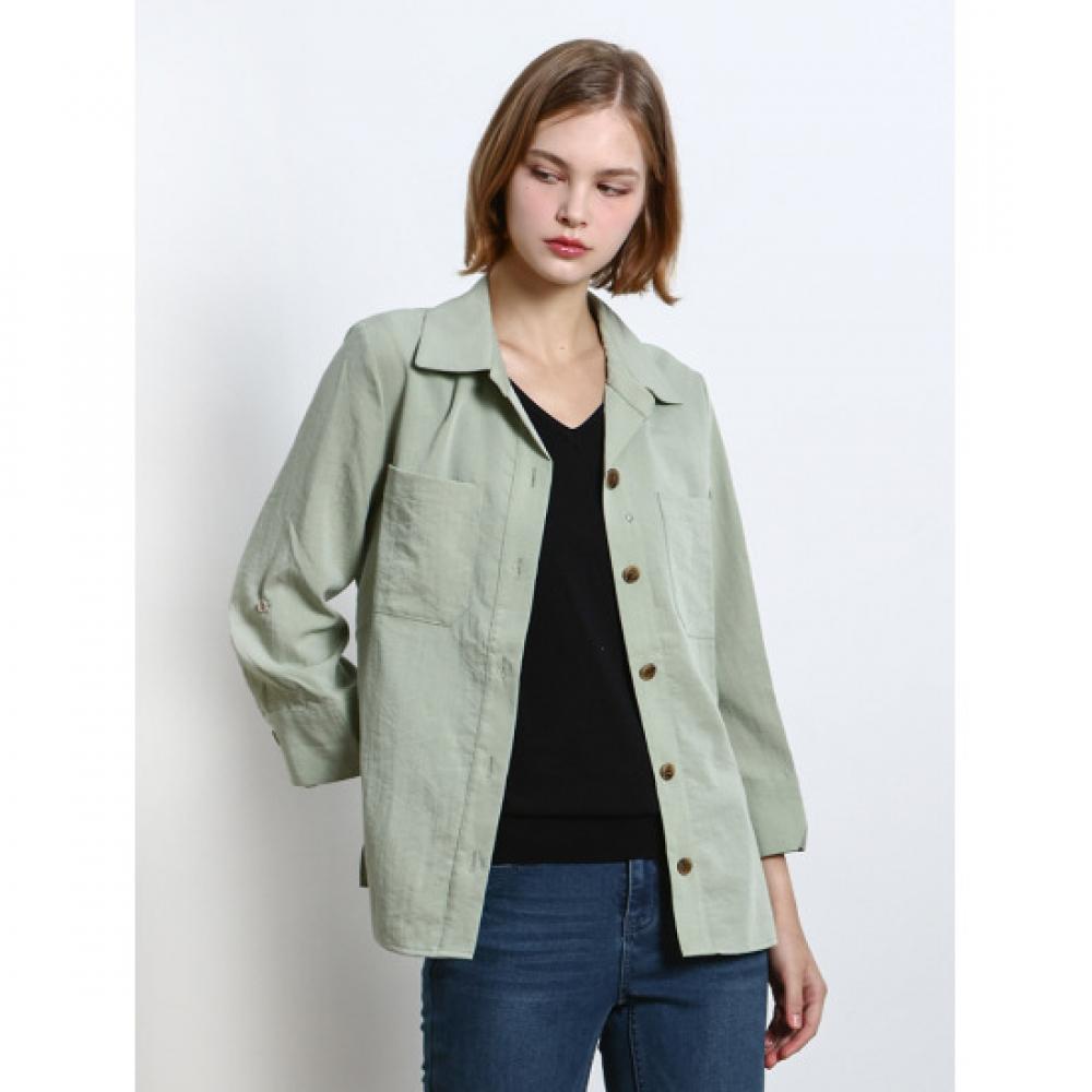 Arnaldo Bassini Women Open Collar Belt Blouse