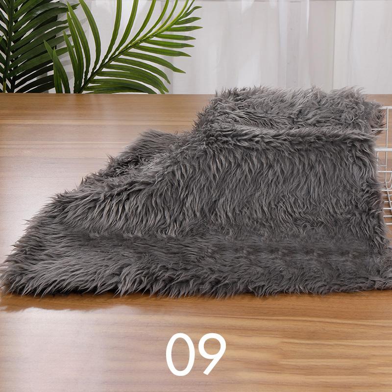 3cm Plush Fabric Polyester Faux Rabbit Fur Fleece Fabric for Stage Costume DIY Doll Toy Sofa Cushion Carpet Making Materials