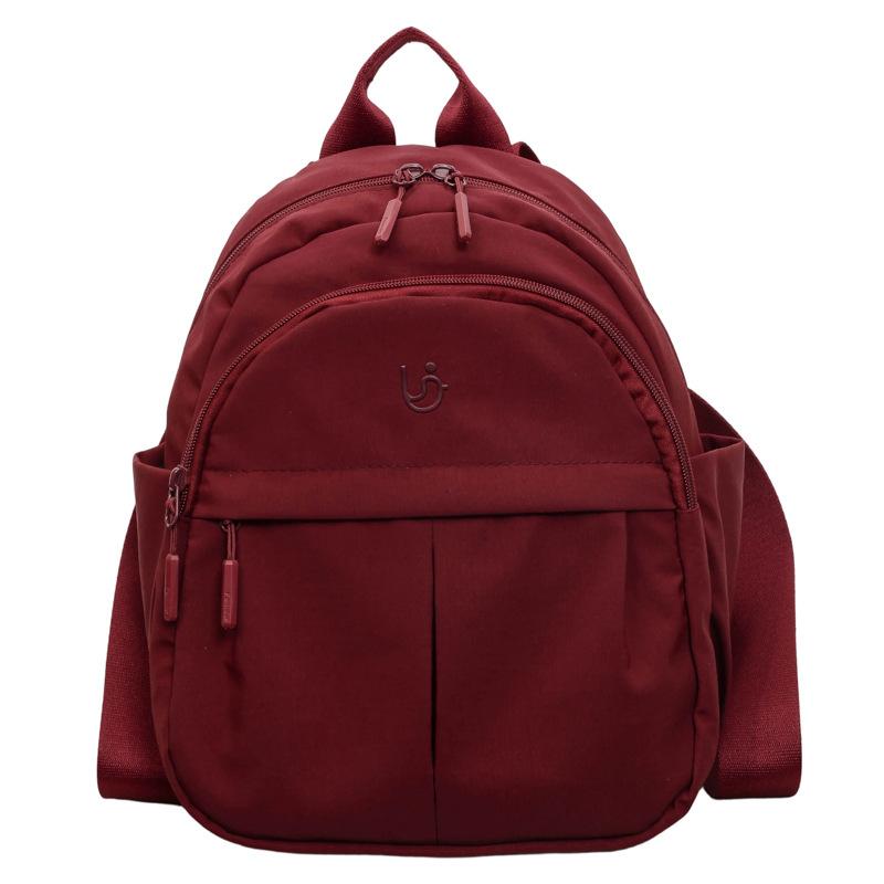 Lightweight Nylon Backpack Women Multi-Pocket Travel Daypack Casual School Bag for Girls