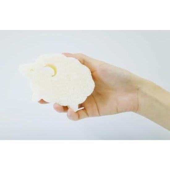 Oe Dish Sponge White 7.3cm X 11cm 3.5cm Cf Kitchen Sheep Soft Gentle Washing Set 5