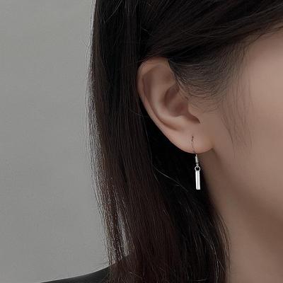 Gu Maoning Geometric Summer Earrings - New Style Vertical Strip Hook