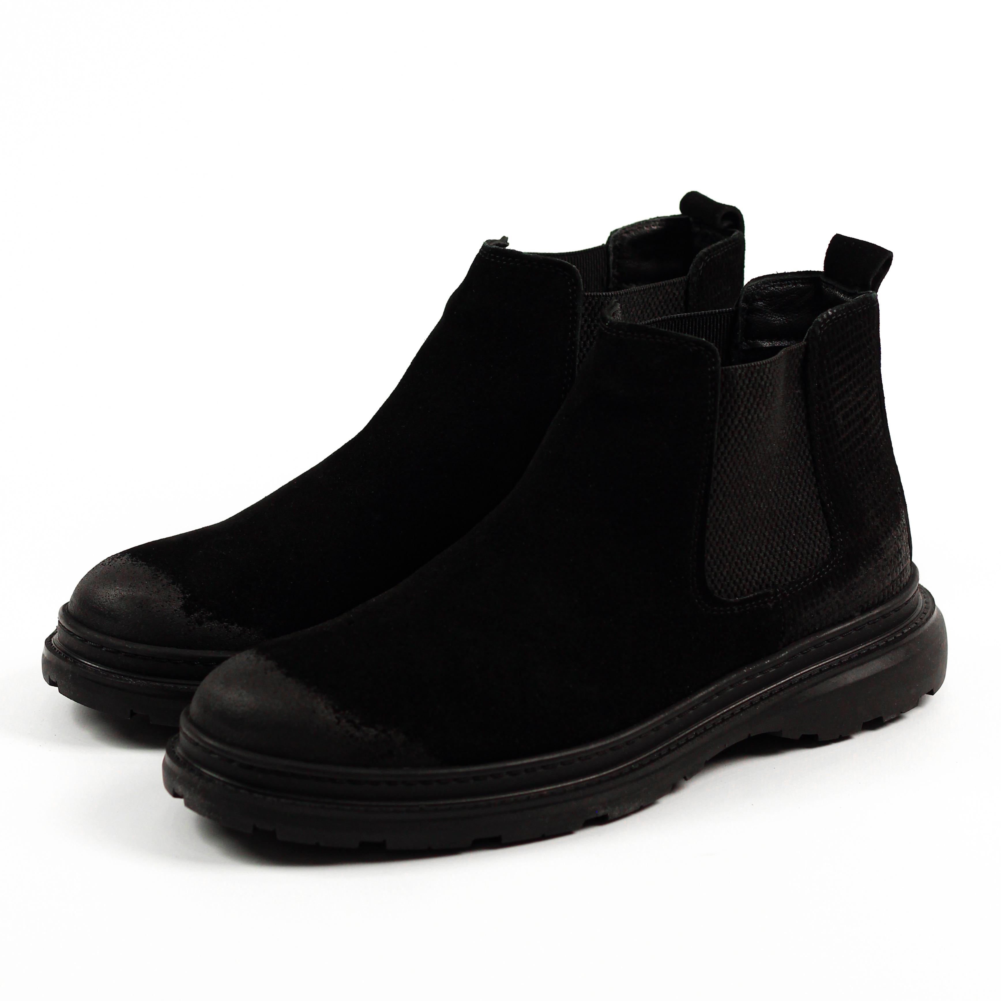 

Черевики Челсі Bravelli 66141 40 Чорний замша 44 чорний