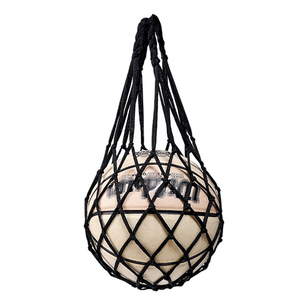 

1Pc Nylon Basketball Carry Bag Youth Football Drawstring Self Trainer Kick Net Soccer Volleyball Ball Storage Bag чёрный