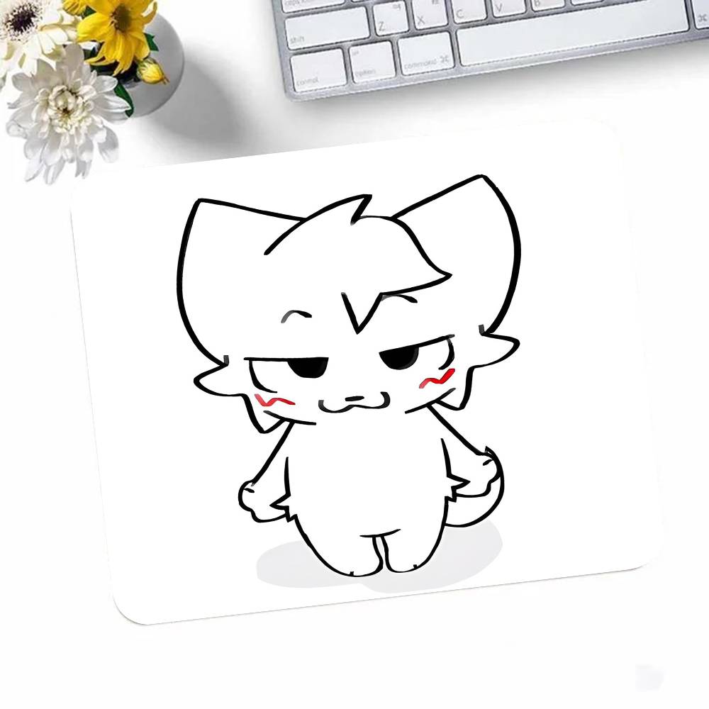 Boykisser Gatto Buffo Tappetino Mouse Mousepad Divertente Mouse Pad Bordo Bloccato Piccolo Per Giocatori Tappetino Scrivania Computer Rettangolare Gomma Antiscivolo