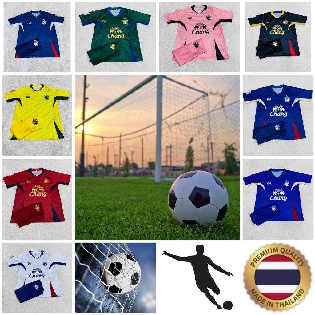 Thailand FOOTBALL SOCCER NATION TEAM JERSEY SHIRT HOME FAN Print Polo Unisex Men Women Quick Dry Short Sleeve Uniform Elephant Logo Sport
