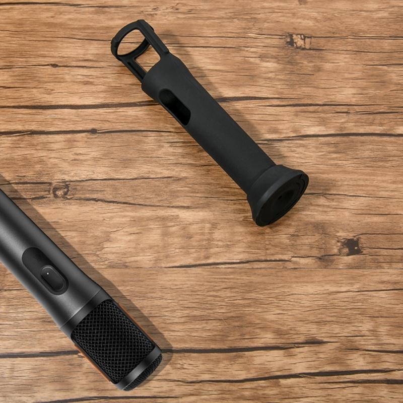 Microphones Grip Case Rubber Shockproof Sleeve for Wireless Microphones in KTV and Live Shows Use